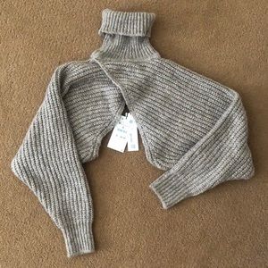 Zara turtleneck shrug, size medium